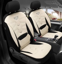Schonbezüge Sitzbezüge für Audi A1 8X Bj 2010-18 in Schwarz/Beige KT305