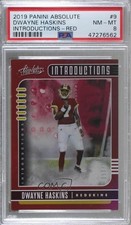 2019 Panini Absolute Introductions Red Spectrum 50/100 Dwayne Haskins PSA 8 03rx