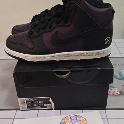 Nike Dunk High Fragment Design Beijing Wine Black White Leather DJ0382-600