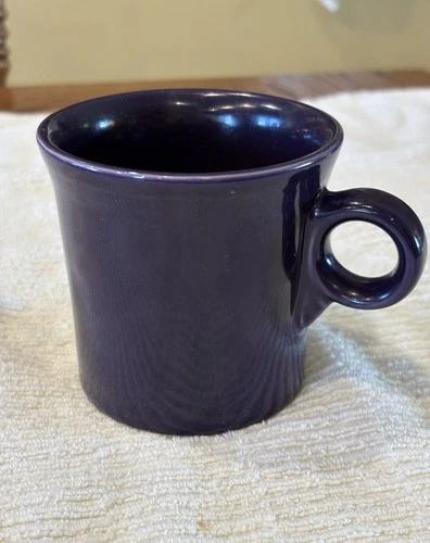 Fiesta Ware Plum Purple Coffee Mug USA O Ring Collectible Mint!