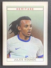 Jules Kounde 2024 Futera Unique Heritage Footballers Red /10 #HG016