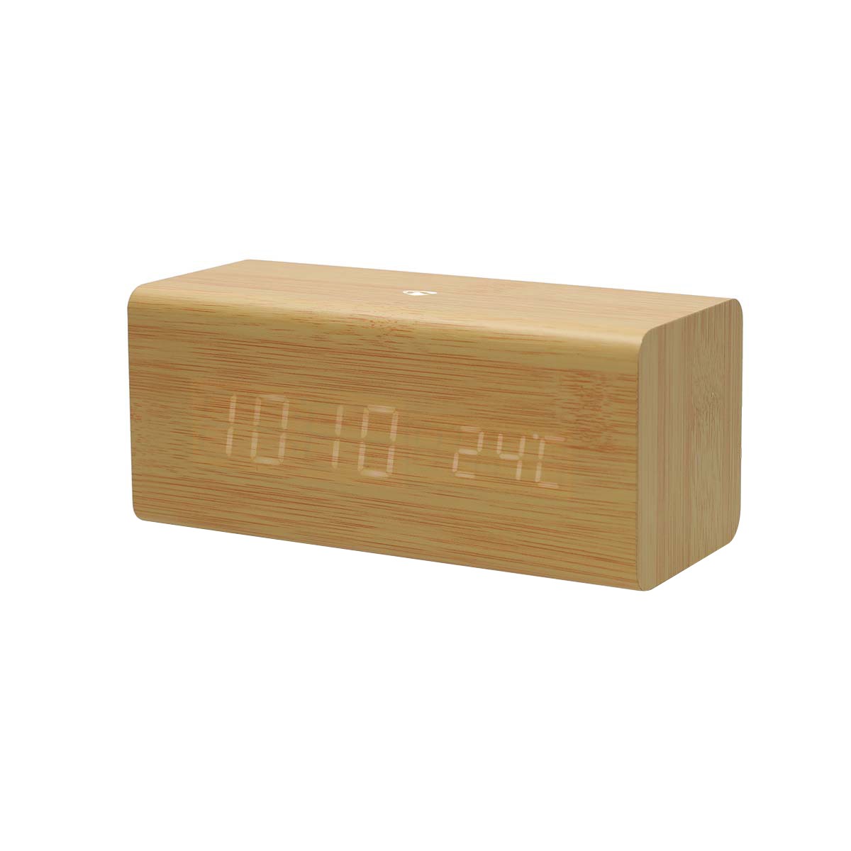 Radio-réveil numérique LED FM Nedis réveil horloge thermomètre dateur