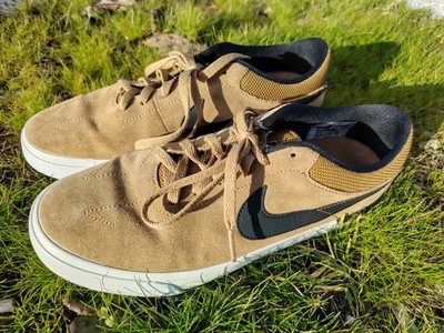 Nike SB Koston Hypervulc Shoes Golden Beige Black MINT CONDITION
