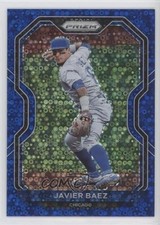 2021 Panini Prizm Tier II Blue Donut Circle Prizm 166/199 Javier Baez #107 7m3