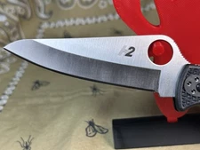 🔥NEW Spyderco Pacific Salt 2 Knife C91PBK2 Plain Edge H-2 Blade Black FRN🔥