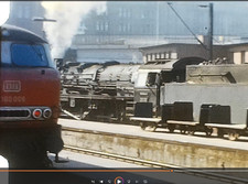 GERMANY EUROPE RR RAILWAY TRAINS LOCMOTIVE VINTAGE 8MM HOME Movie Film Reel C517