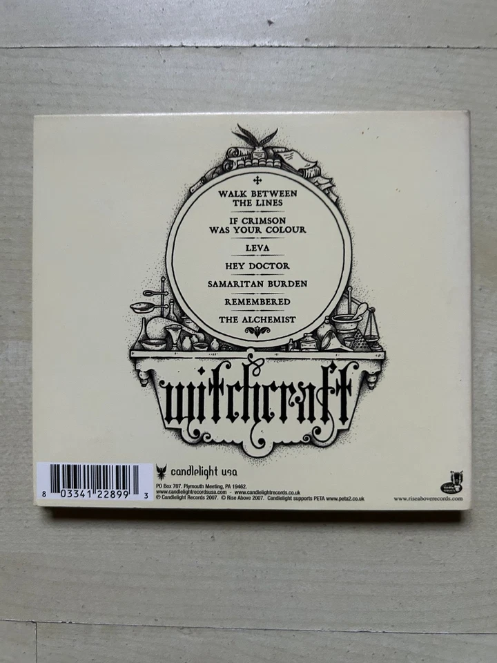 WITCHCRAFT - THE ALCHEMIST  CD 2007 Neuwertig - Bild 3 von 3