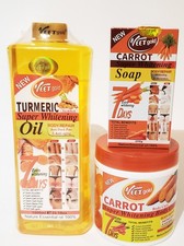 Veet Gold Turmeric Brightening Oil- Carrot Cream - Soap