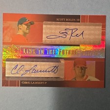 2004 Upper Deck SP Prospects Link to the Future #LFT-RLS Rolen Lambert Cardinal…