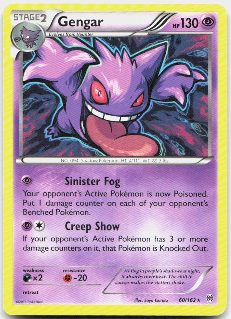 Gengar Rare BREAKTHROUGH 60/162 NM