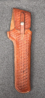 B12 Thompson Center Arms P1  Contender Basketweave Leather RH Holster - Used