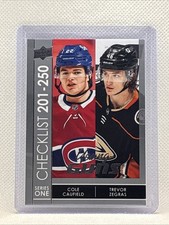 Cole Caufield/Trevor Zegras - 21/22 UD Series 1 - Checklist Young Guns - #250