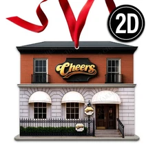 Cheers Bar Acrylic Christmas Ornament Boston Beer Pub Drink Cocktail Gift 032