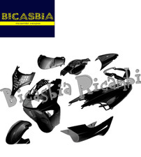 10279 - KIT CARENE SCUDO BAULETTO PARAFANGO NERO APRILIA SR 50 WWW 1997 - 2012