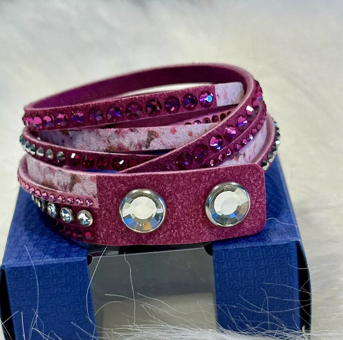 AUTHENTIC SWAROVSKI CRYSTAL SLAKE PULSE WRAP BRACELET