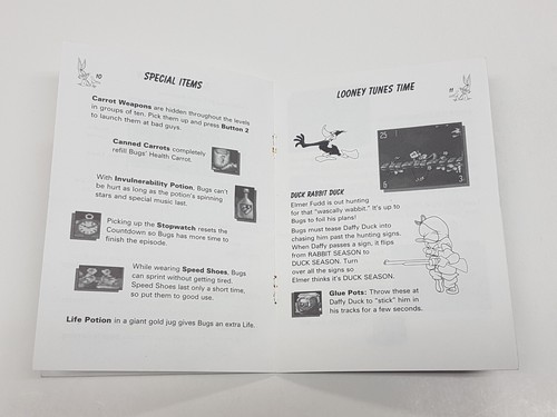 Bugs Bunny Double Trouble Game Gear Authentic Manual Only *staples - Picture 11 of 14