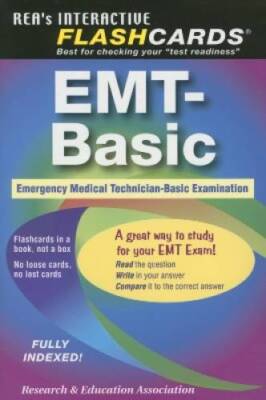 EMT-Basic - Interactive Flashcards Book for EMT (REA) (REA Test Preps), N - GOOD