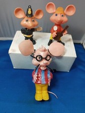 Topo Gigio Ed Sullivan programa de televisión lote de 3 piezas personajes ratón publicidad de colección