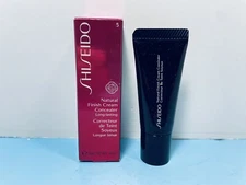 SHISEIDO - NATURAL FINISH CREAM CONCEALER - 5 DEEP BRONZE -.44 OZ - NEW & BOXED