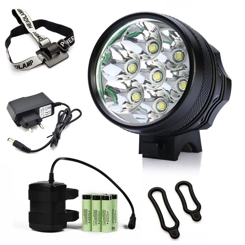 Fahrrad Light LED Headlight Mountain Fahrrad Lamp Fishing Light Waterproof Battery Fahrrad Light LED Headlight Mountain Fahrrad Lamp Fishing Light Waterproof Battery