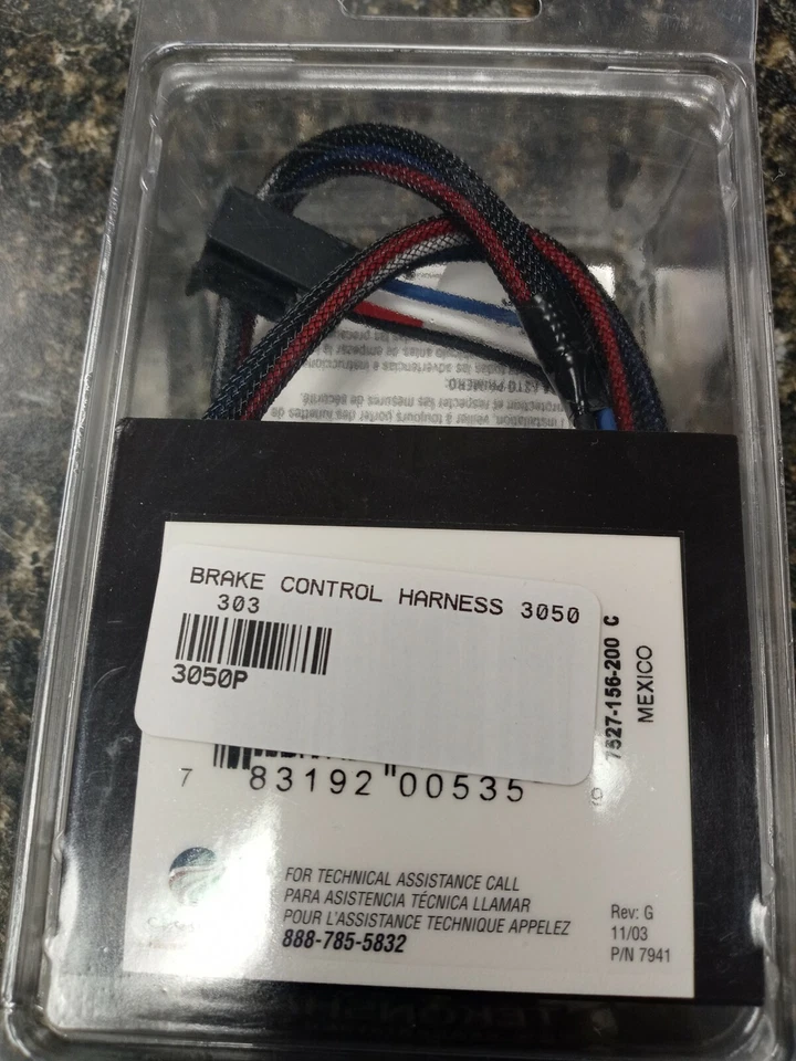 Arnés de cableado de control de frenos Tekonha 3050-P Nissan, Nissan 2004-2008... NUEVO Foto 3 de 4