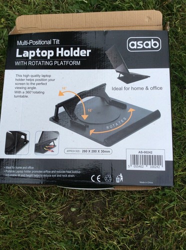 Laptop Holder With Rotating Platform - Bild 5 von 6