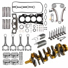 2AZFE 2.4L Engine Rebuild Piston Gasket Timing Kit w/ Crankshaft Rods For Toyota