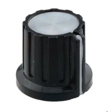 Chrome 6mm Pointer Knob Pot Potentiometer