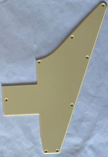 For Gibson Explorer 76 Reissue Blank Guitar Pickguard Scratch Plate,1 Ply Cream