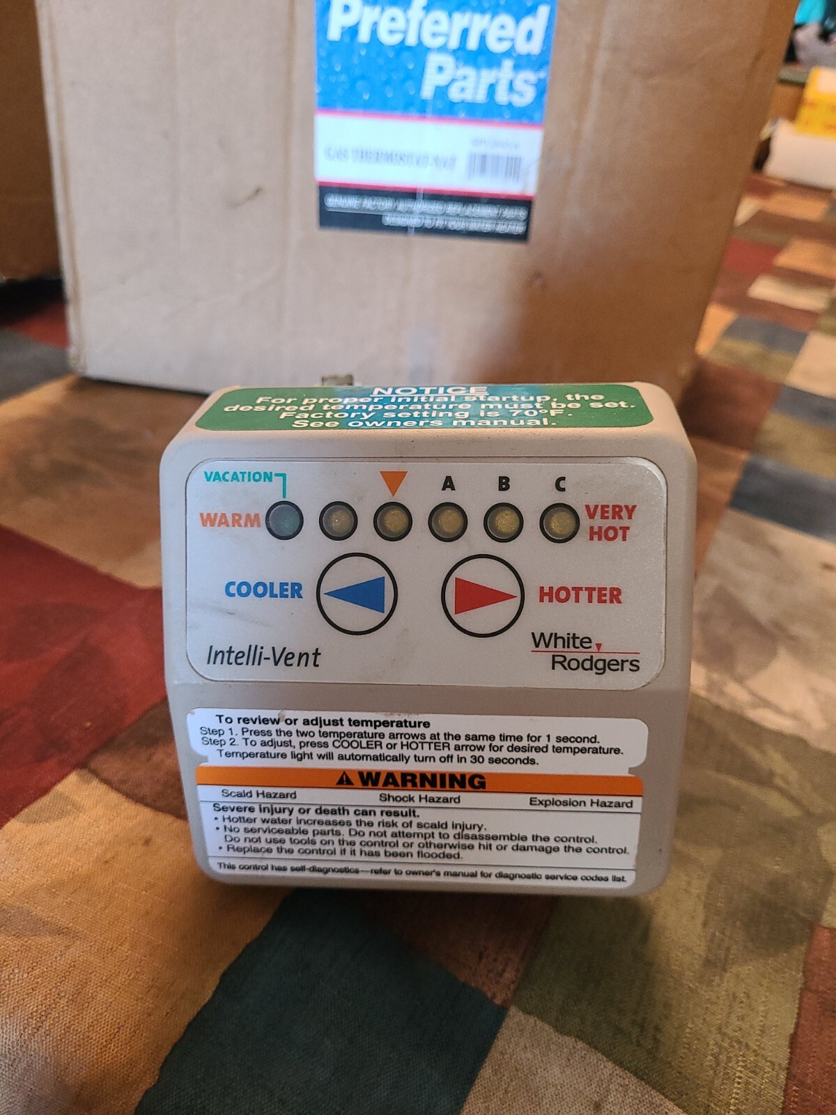 Купить WHITE Rodgers/Rheem water heater gas thermostat AP13845A