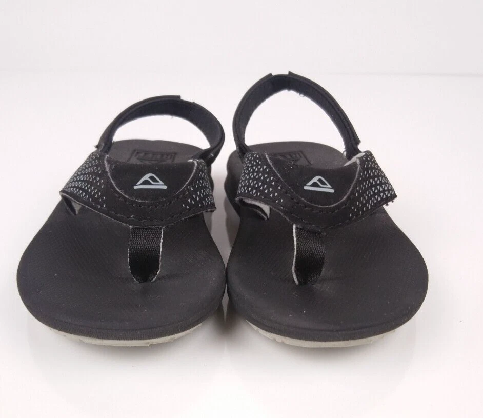 Chanclas Reef Little Rover unisex para niños pequeños talla 7 negras Foto 2 de 4