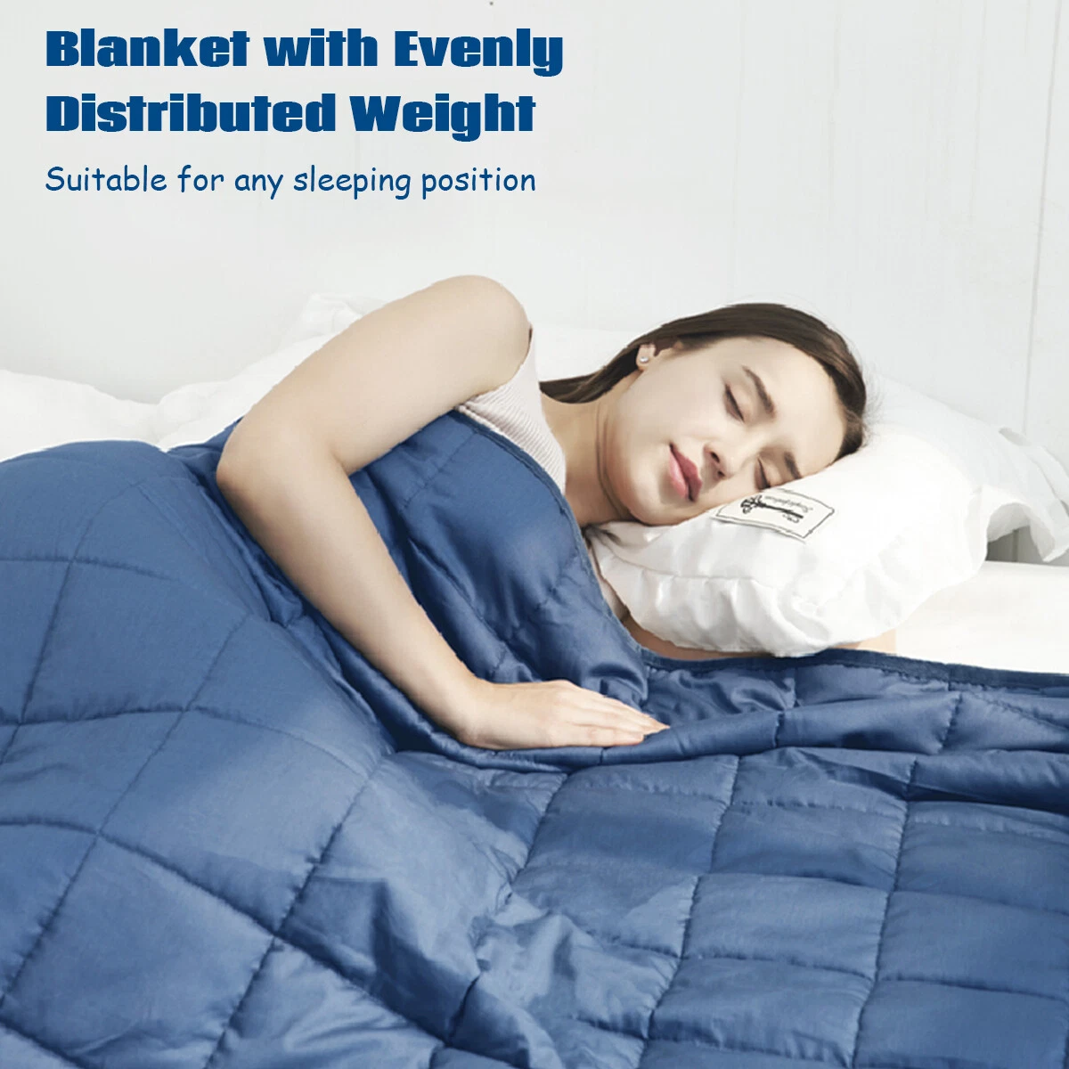 20lbs Premium Cooling Heavy Weighted Blanket Soft Fabric
