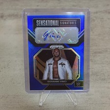 2023 Panini Prizm Giovanni Vinci Blue Sensational Signatures Auto #37/49-MINT