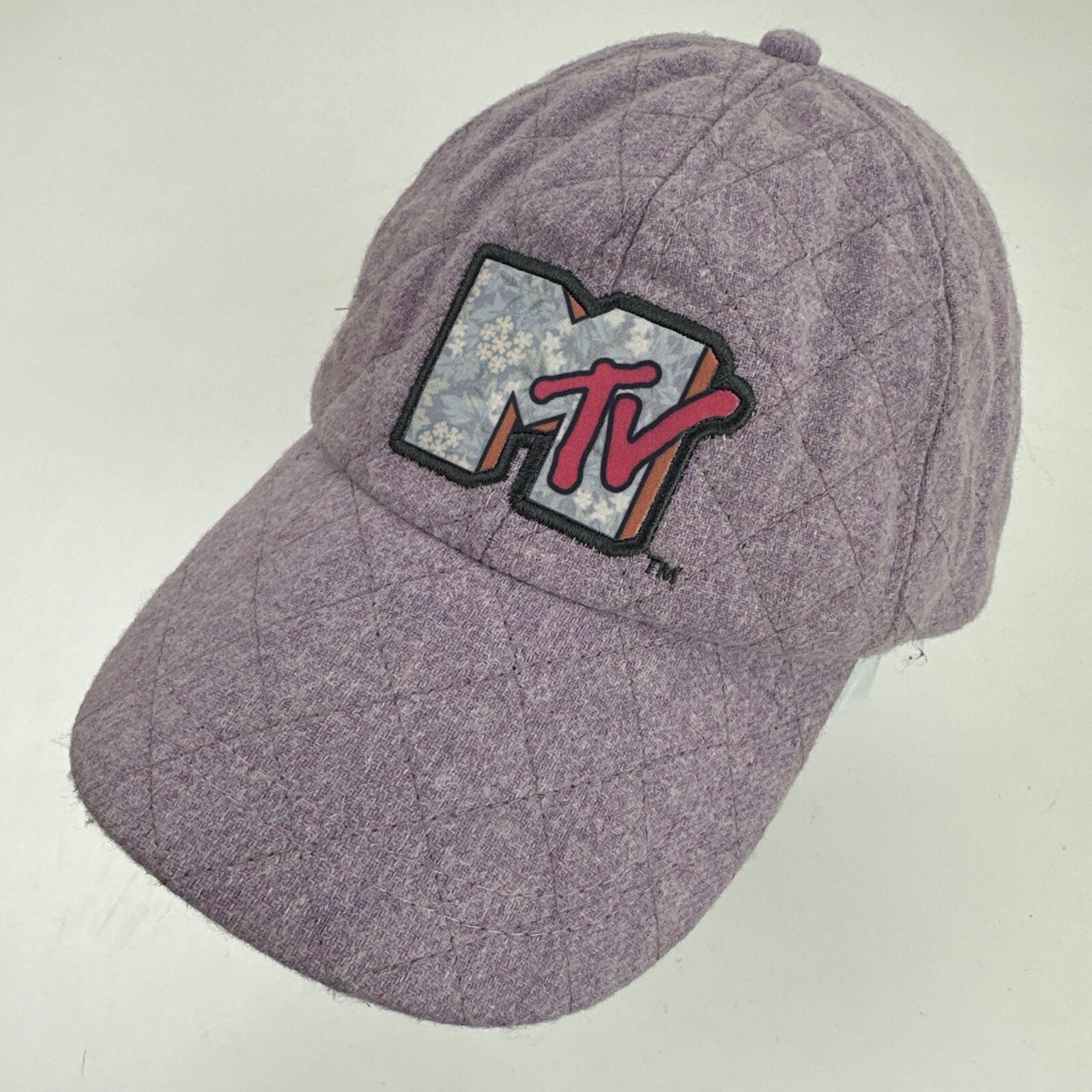MTV Music Television Quilted Ball Cap Hat Adjustable … Gem