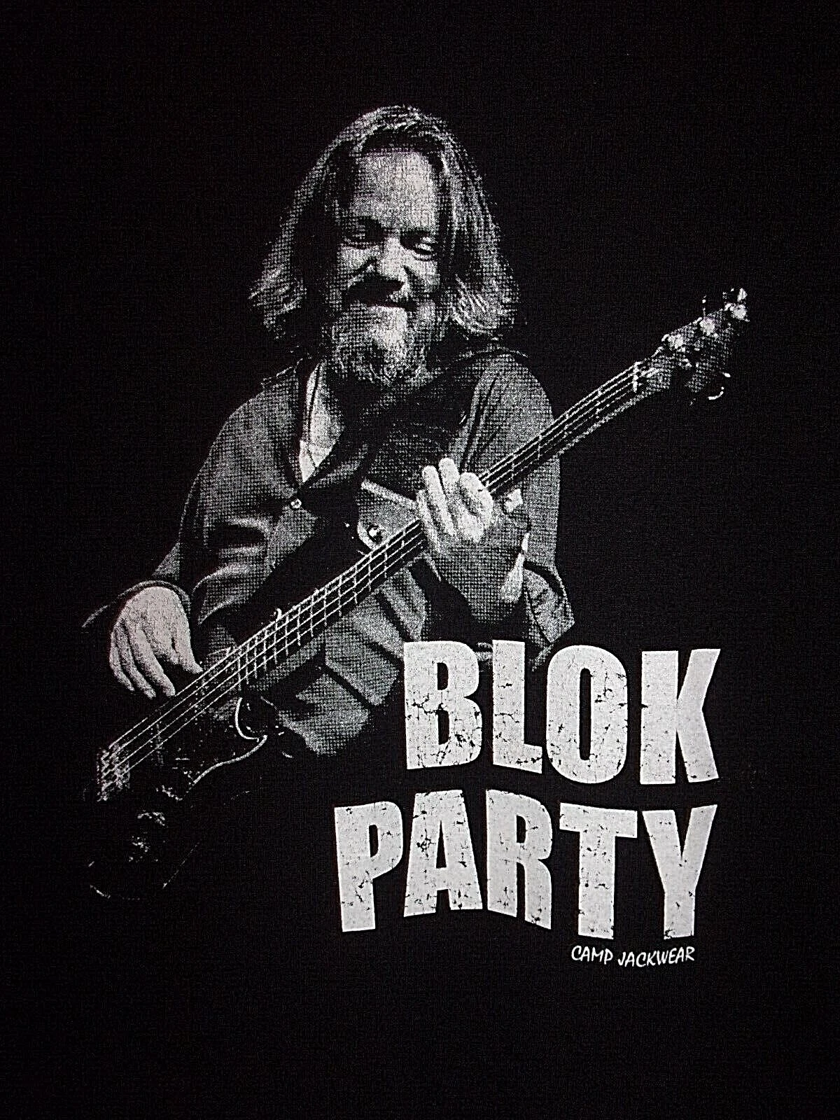 Camp Jackwear Blok Party Guitar Player black XL t shirt