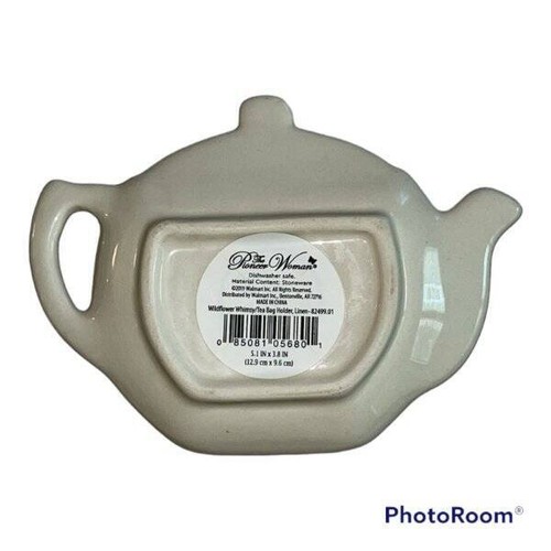 Pioneer Woman Teabag Holder Rest Tea for You Wildflower Whimsy New Tea Bag Dish - Picture 2 of 3