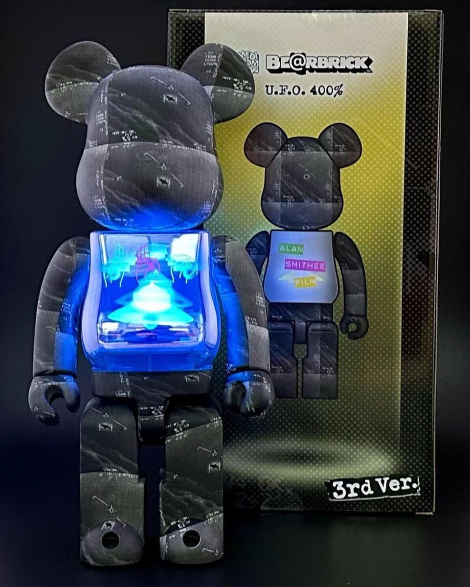 Medicom 400% Bearbrick ~ UFO Be@rbrick 3rd Version