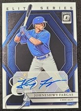 Johneshwy Fargas 2022 Panini Donruss Optic AUTO ELITE SERIES Card #ESS-JF