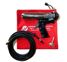 AIRCRAFT TOOLS  NEW 6 OZ PISTOL GRIP PNEUMATIC SEALANT GUN ( SEMCO ) WITH MIXER