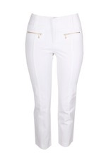 Inc International Concepts White Straight-Leg Cropped Zipper-Pocket Pants 2