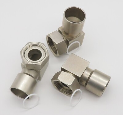 3x Verschraubung ITE U-1700-S21 Löt Fitting Winkel 1 1/4'' 12x28 mm ODS innen 90°