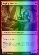 Magic the Gathering MTG Raging Redcap (134) Throne of Eldraine   LP FOIL
