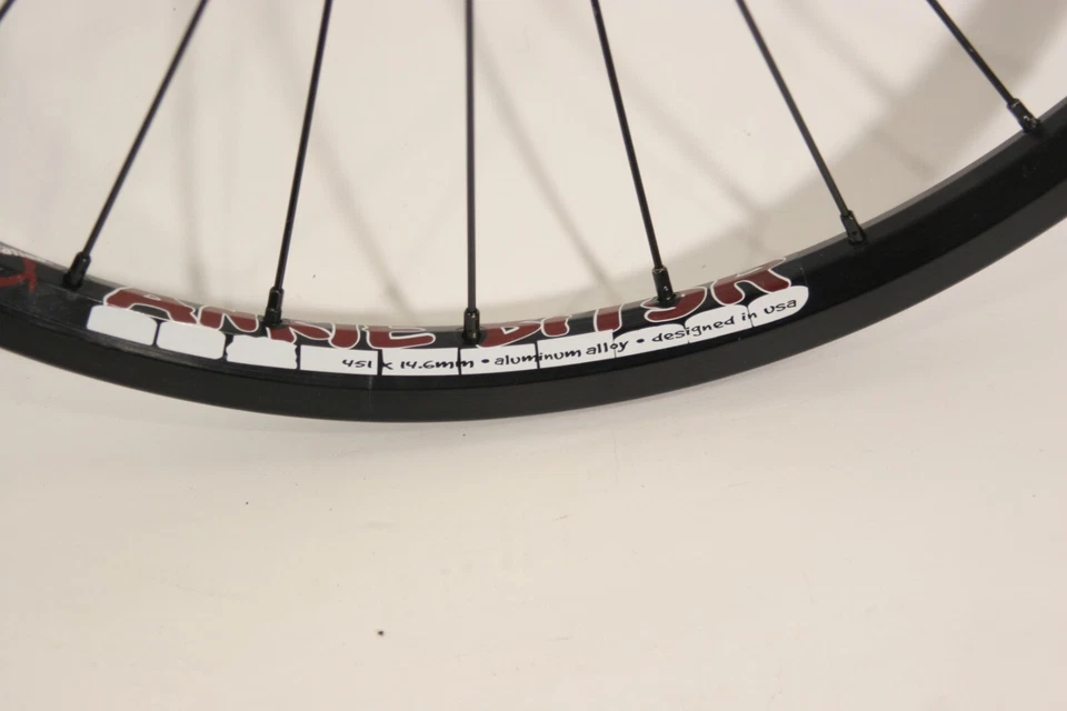 Bicicletas SE 20 x 1 1/8 Rueda Delantera 28h Llanta Alienación Hueca 3/8 Eje Buje F84 Foto 2 de 3