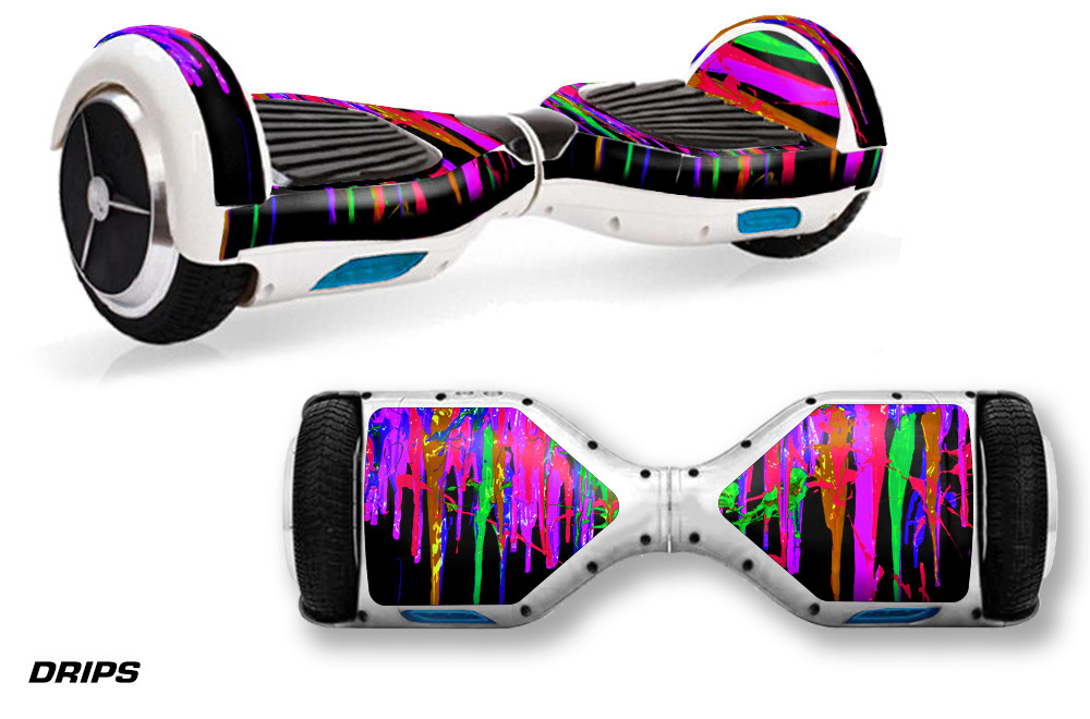 Skin Decal Wrap for Hover Board Self Balancing Scooter Swagway X1 Sticker DRIPS