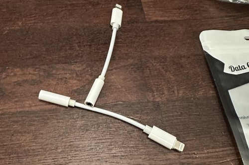 For iPhone Headphone Adapter Jack to 3.5mm Aux Cord Dongle Converter 2 pack