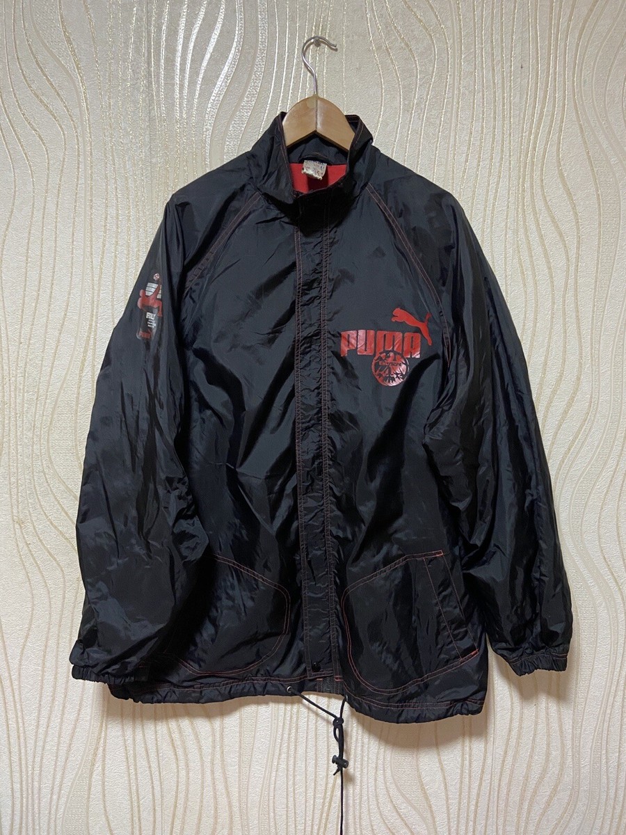 EINTRACHT FRANKFURT 1990s TRAINING FOOTBALL SOCCER JACKET PUMA sz