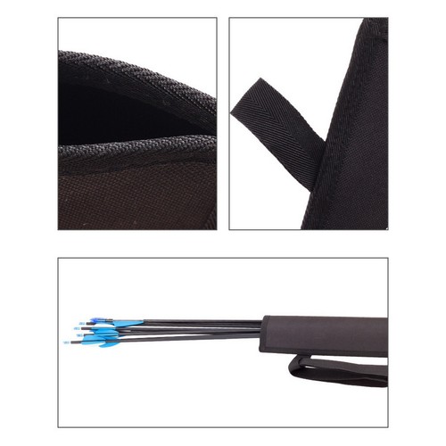Archery Crossbow Bolts Quiver Arrow Tube Hip Quiver Waist Hanged Bag Hunting - Picture 9 of 9