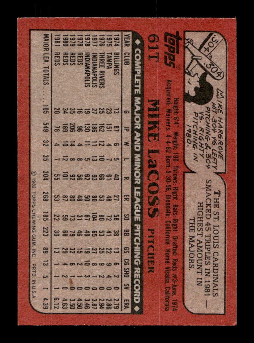 1982 Topps Traded 1-132 EX-MT/NM Pick From List All PICTURED - Picture 351 of 501