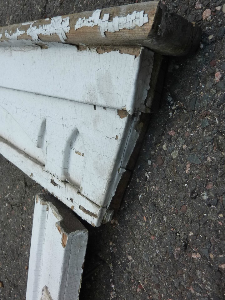 c1880 WINDOW pediment VICTORIAN gingerbread header & surround molding ...