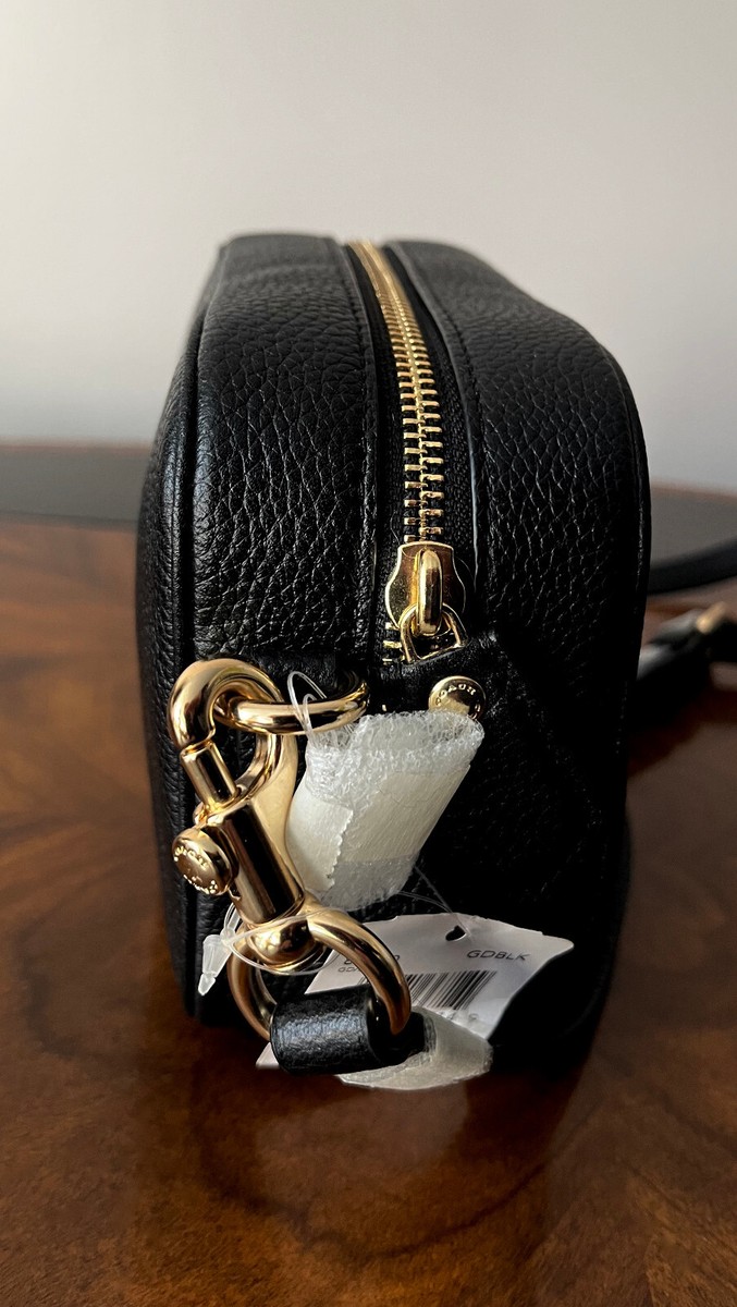 Sold Out NWT Coach 88210 Black Pebble Leather CAMERA BAG 16